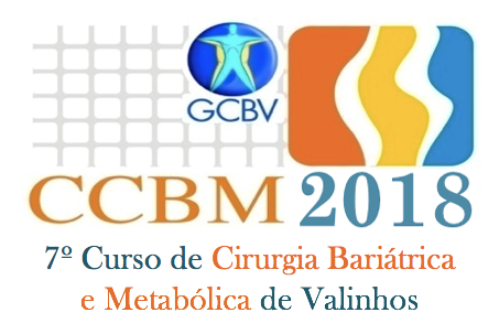 Confira a programação do Curso de Cirurgia Bariátrica e Metabólica CCBM 2018, com a equipe GCBV